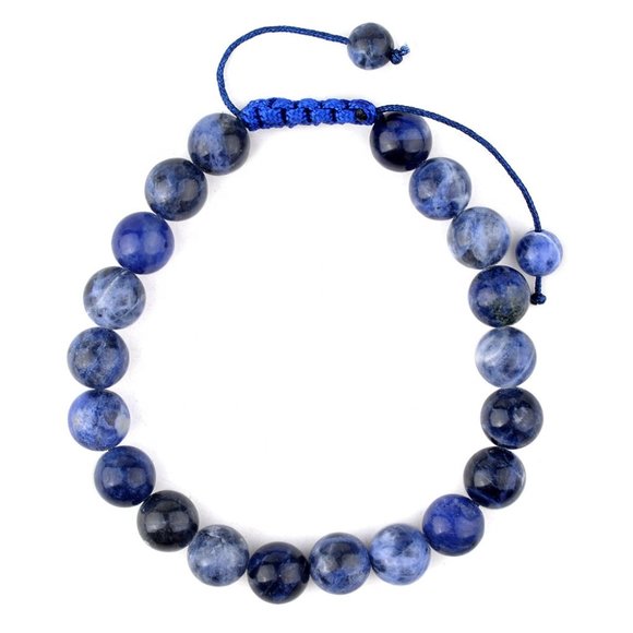 Sodalite Bracelet 8 MM - Picture 2 of 3